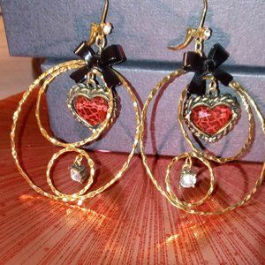 betsey johnson earrings